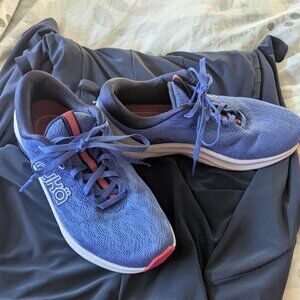 Ryka Never Quit Shoes Lightweight Cushioned Comfort Sneakers Blue Pink  Size 7M